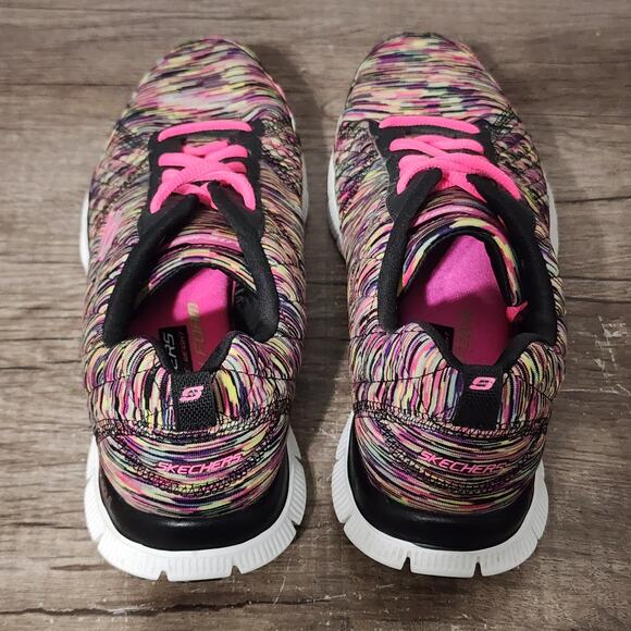Skechers Flex Appeal Women's Casual Comfort Shoes Sneakers Size 9 Multicolor - Picture 8 of 9